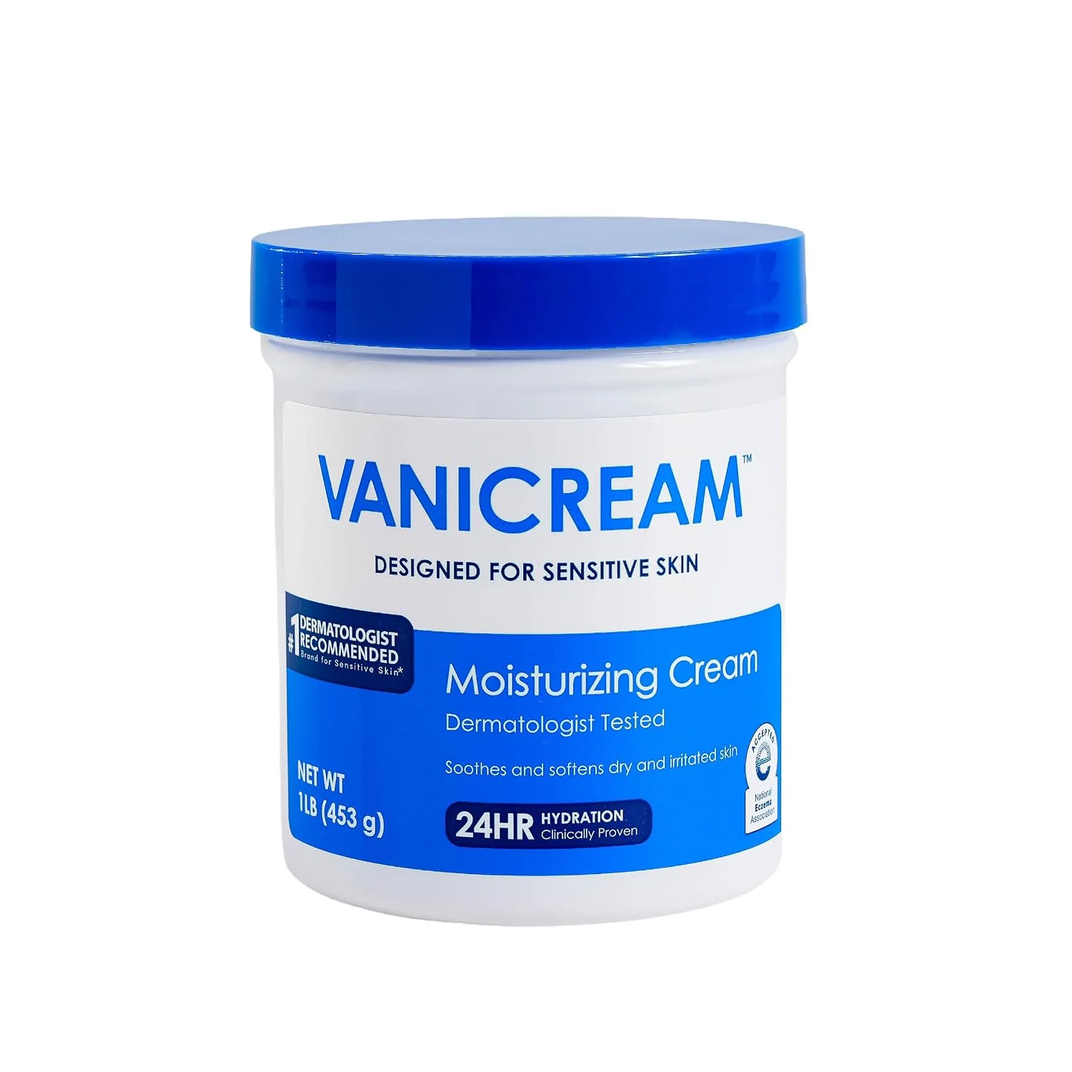 Vanicream Moisturizing Cream, Body & Face Moisturizer, 16 Oz Tub