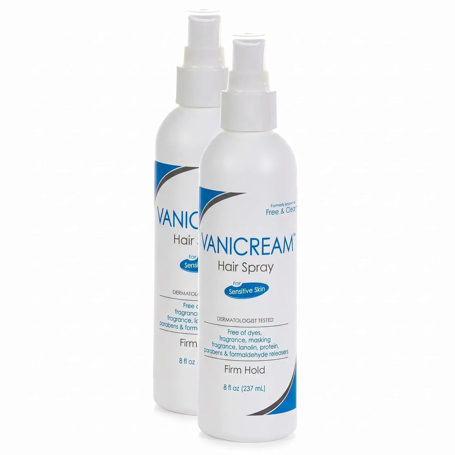 Vanicream Firm Hold Hairspray, Fragrance and Gluten Free, For Sensitive Skin, 8 Ounce, Packaging May Vary (Pack of 2)