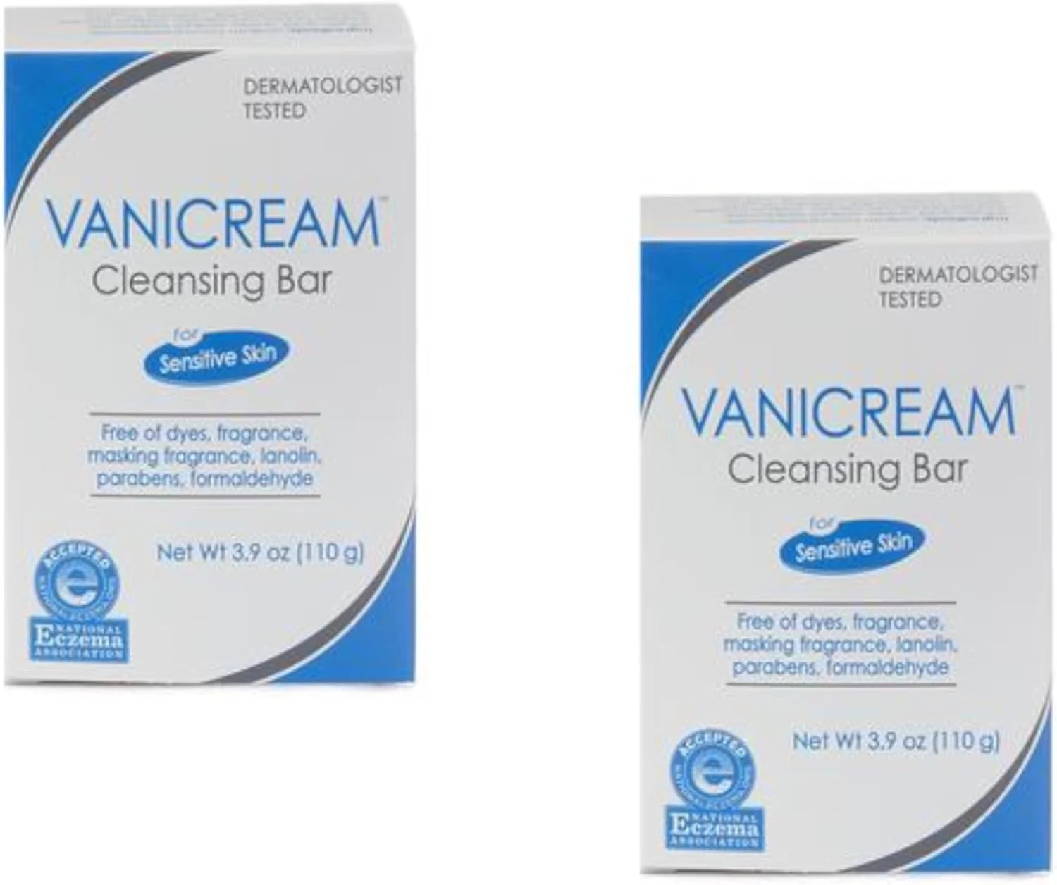 Vanicream Cleansing Bar 3.9 Oz (Pack of 2)
