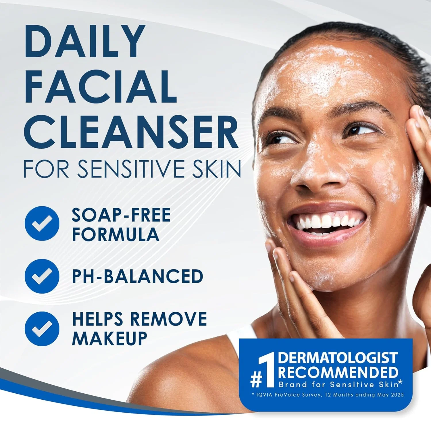 Alternative view of Vanicream Gentle Facial Cleaner, pH-Balanced Face Wash, 2.5 Fl Oz