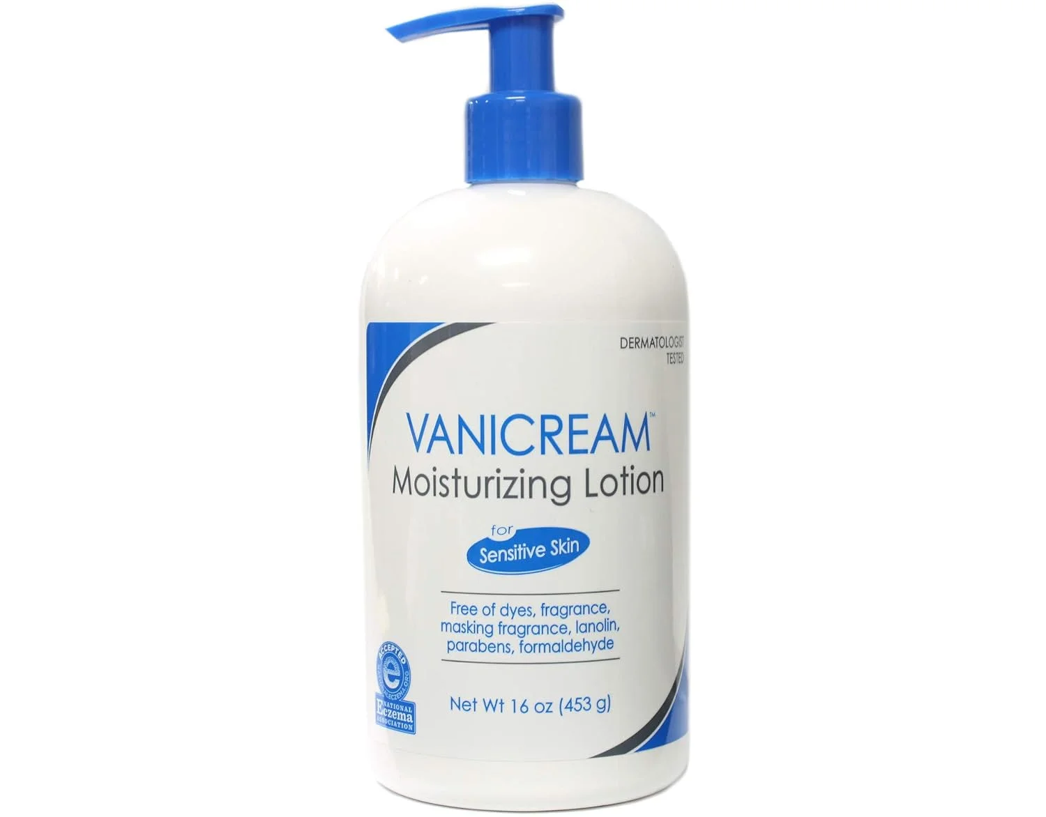 Alternative view of Vanicream Lotion with Pump for Sensitive Skin, 16oz Per Bottle (4 Pack)