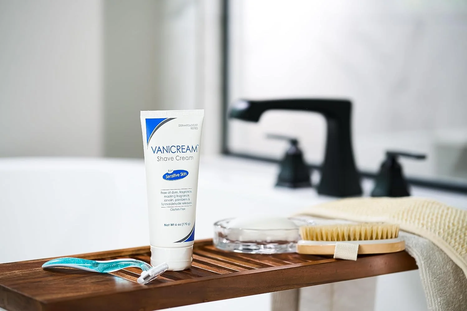 Vanicream Shave Cream 6 Oz & Hair Gel 7 Oz | Fragrance & Gluten Free For Sensitive Skin - Image 3