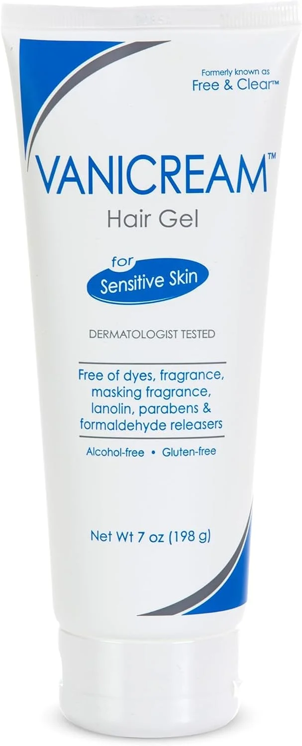 Vanicream Hair Styling Gel,Fragrance and Gluten Free,For Sensitive Skin,Unscented,7 Oz,Packaging May Vary,(Pack of 12)