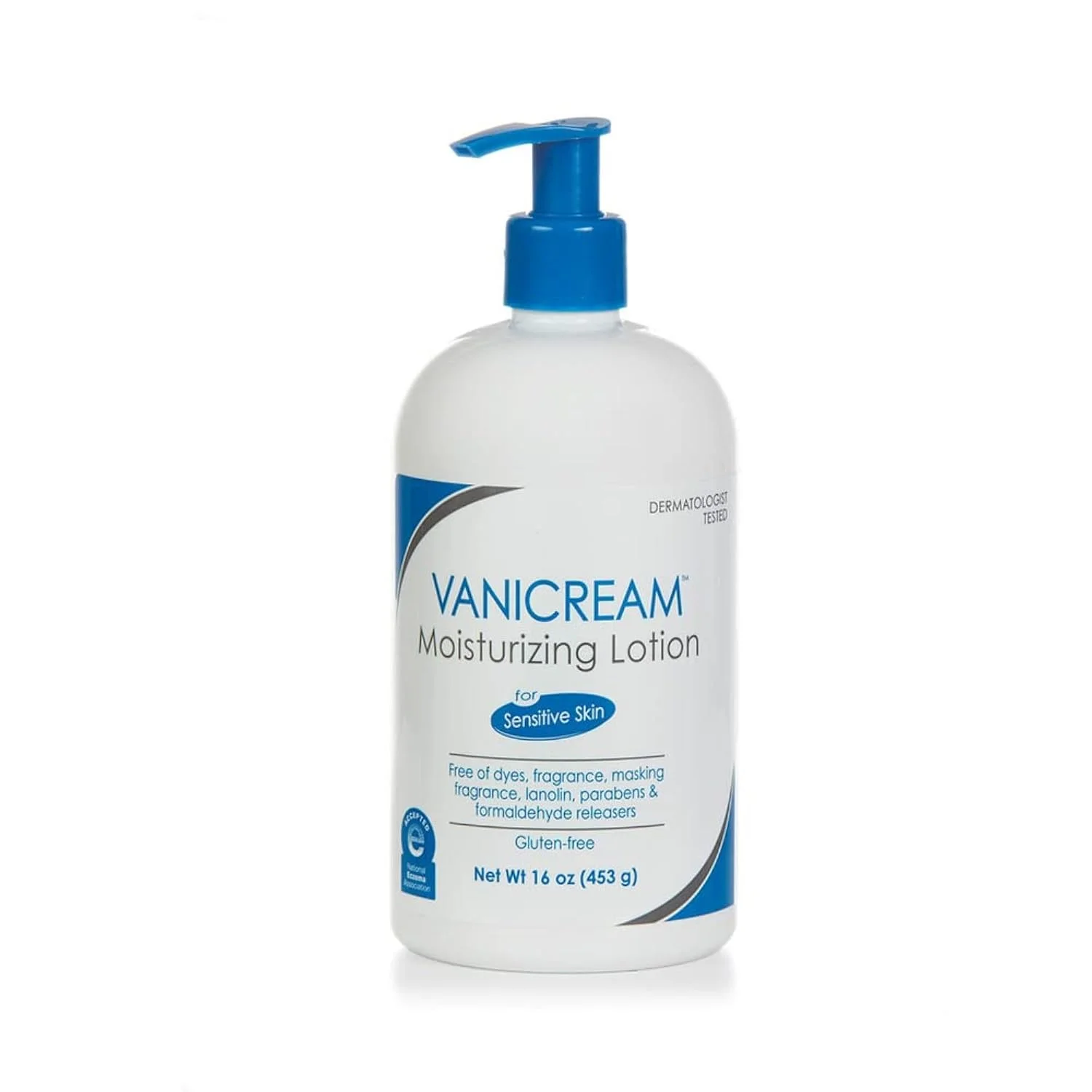 Vanicream Moisturizing Lotion, Body and Face Moisturizer, 16 Oz Pump