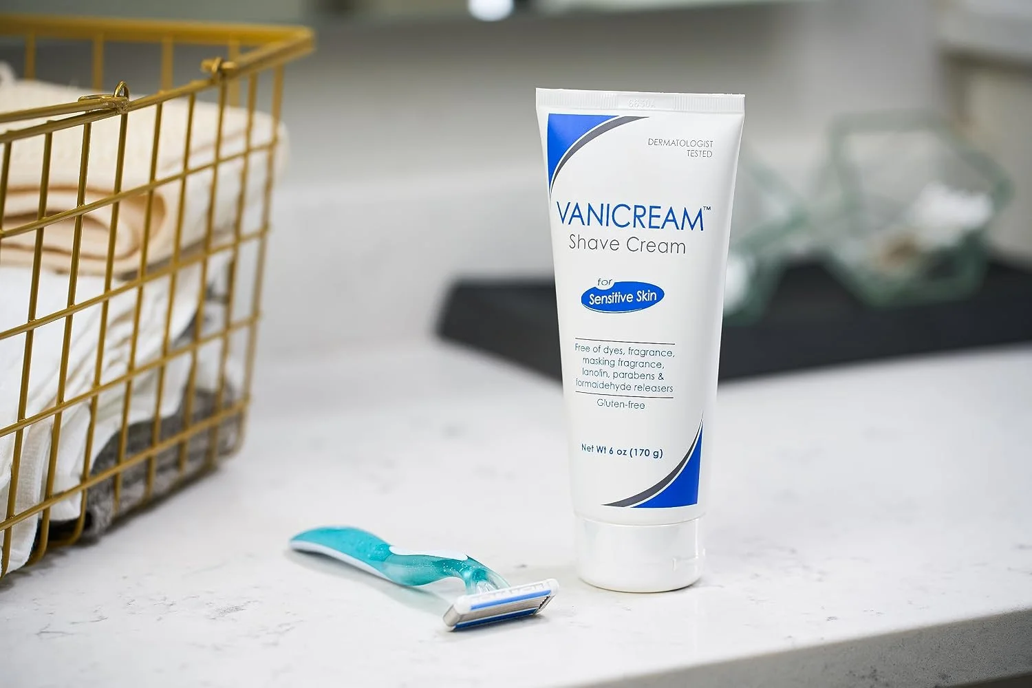 Vanicream Shave Cream 6 Oz & Hair Gel 7 Oz | Fragrance & Gluten Free For Sensitive Skin - Image 4