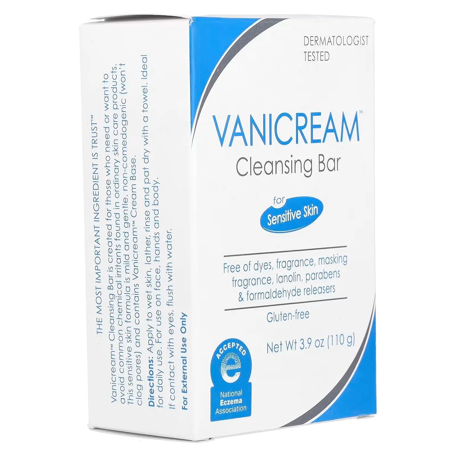 Alternative view of Vanicream Cleansing Bar 3.9 Oz (110 G) Pack of 4 by Vanicream