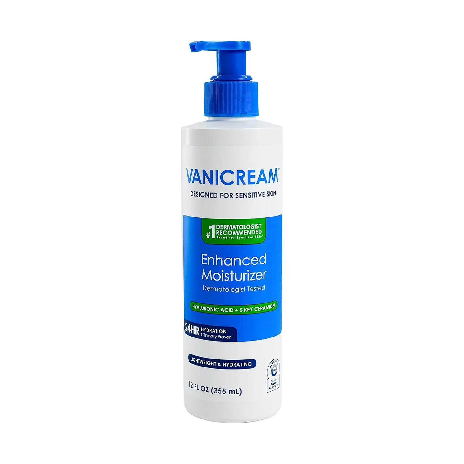 Alternative view of Vanicream Sensitive Skin Care Set, Enhanced Moisturizer with Hyaluronic Acid and Ceramides 12 fl oz plus Cleansing Bar 3.9 oz, Dermatologist Tested Gentle Skin Care Bundle