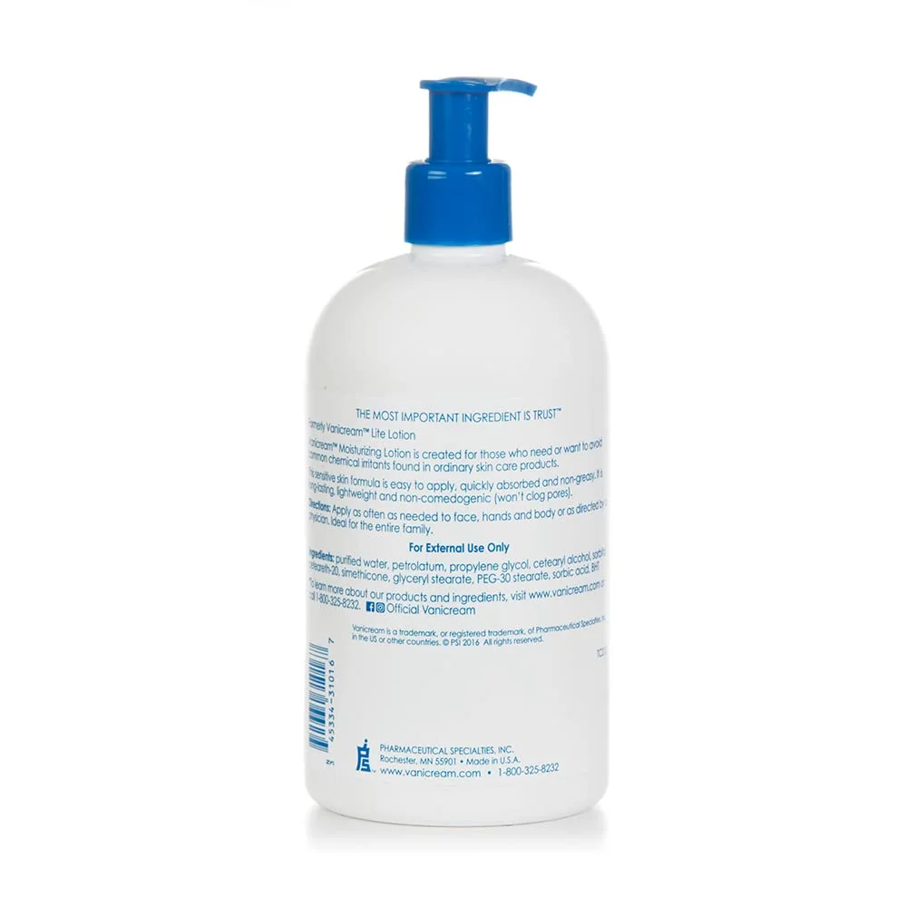 Alternative view of Vanicream Moisturizing Lotion with Pump Dispenser - 16 Fl Oz (Pack of 12) - Formulated Without Common Irritants for Those with Sensitive Skin (Pack of 12)