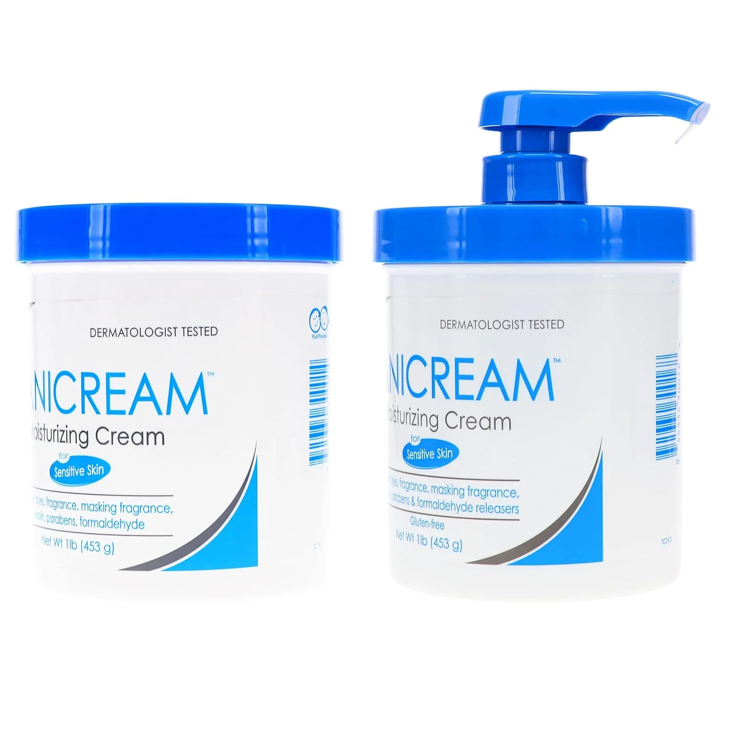 Alternative view of Vanicream Moisturizing Skin Cream with Pump Dispenser Plus Bonus Jar Combo Pack, 1 Pound Each