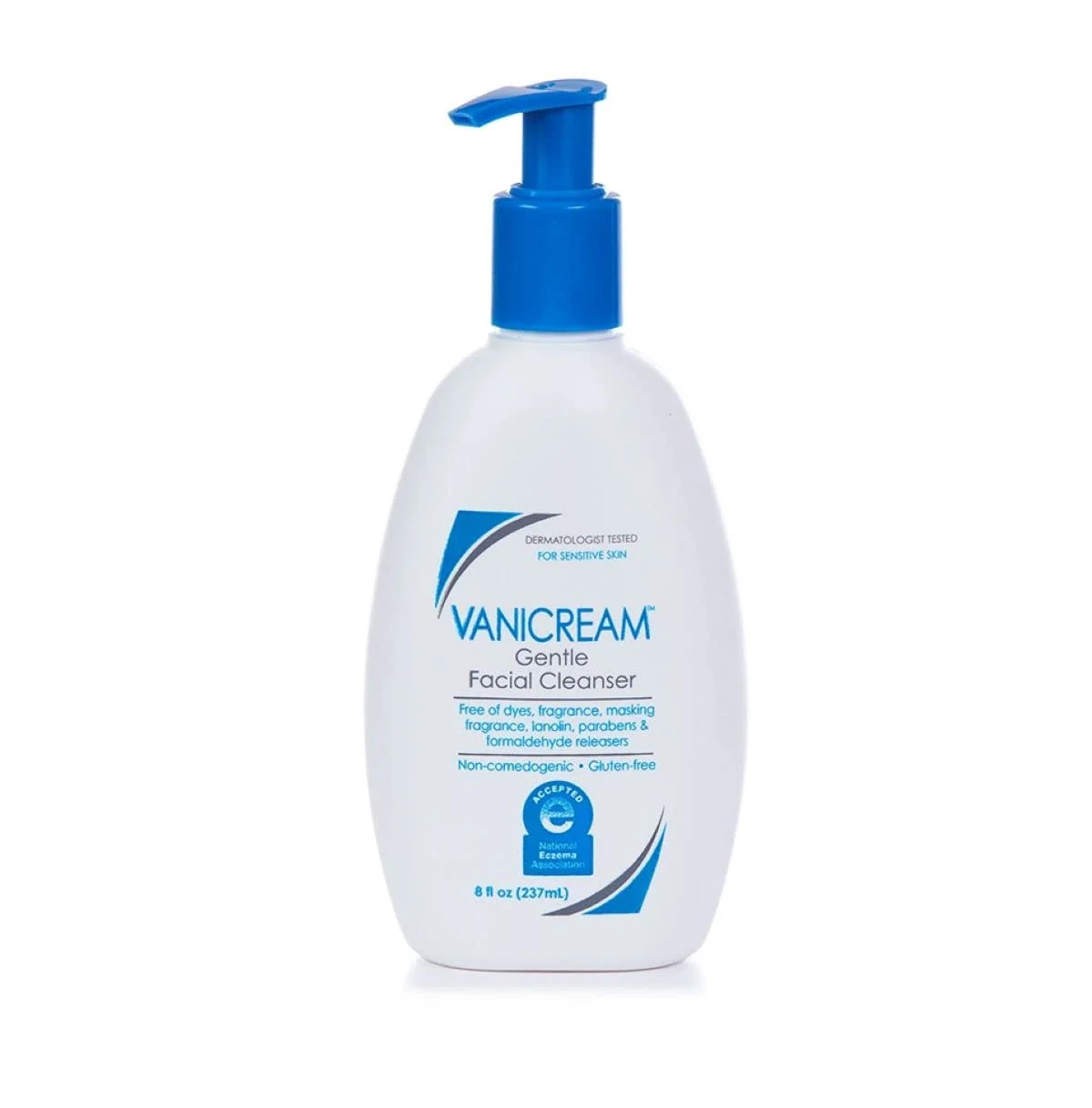 Vanicream Liquid Cleanser - 8 fl oz – Unscented, Gluten-Free Formula for Sensitive Skin & Gentle Facial Cleanser with Pump Dispenser - 8 fl oz - Image 5
